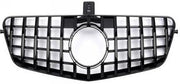 Front Radiator Grille for MERCEDES-BENZ E-CLASS W212 (2009-2013) GTR Panamericana Style in Gloss Black
