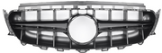 Front Radiator Grille for MERCEDES-BENZ E-CLASS W213 (2016-2020) AMG E63 S Style in Gloss Black