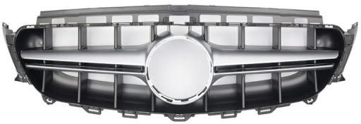 Front Radiator Grille for MERCEDES-BENZ E-CLASS W213 (2016-2020) AMG E63 S Style in Silver