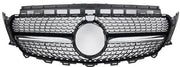 Front Radiator Grille for MERCEDES-BENZ E-CLASS W213 (2016-2020) Diamond Style in Gloss Black