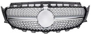 Front Radiator Grille for MERCEDES-BENZ E-CLASS W213 (2016-2020) Diamond Style in Silver