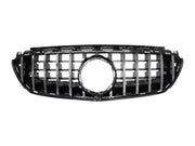 Front Radiator Grille for MERCEDES-BENZ E-CLASS W213 (2016-2020) GTR Panamericana Style in Silver