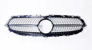 Front Radiator Grille for MERCEDES-BENZ E-CLASS W213 (2021-2023) Diamond Style in Silver