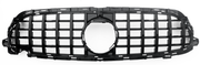 Front Radiator Grille for MERCEDES-BENZ E-CLASS W213 (2021-2023) GTR Panamericana Style in Gloss Black
