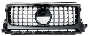 Front Radiator Grille for MERCEDES-BENZ G-CLASS W464 (2020-2023) GTR Panamericana Style in Gloss Black