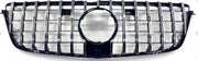 Front Radiator Grille for MERCEDES-BENZ GL-CLASS X166 (2013-2015) GTR Panamericana Style in Silver