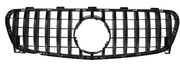 Front Radiator Grille for MERCEDES-BENZ GLA-CLASS X156 (2014-2016) GTR Panamericana Style in Gloss Black