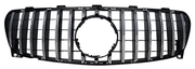 Front Radiator Grille for MERCEDES-BENZ GLA-CLASS X156 (2014-2016) GTR Panamericana Style in Silver