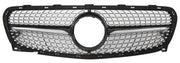 Front Radiator Grille for MERCEDES-BENZ GLA-CLASS X156 (2017-2019) Diamond Style in Gloss Black