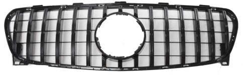 Front Radiator Grille for MERCEDES-BENZ GLA-CLASS X156 (2017-2019) GTR Panamericana Style in Gloss Black