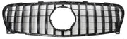 Front Radiator Grille for MERCEDES-BENZ GLA-CLASS X156 (2017-2019) GTR Panamericana Style in Gloss Black