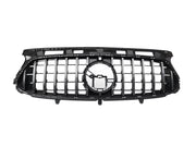 Front Radiator Grille for MERCEDES-BENZ GLA H247 (2020) GTR Panamericana Style in Silver