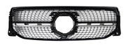 Front Radiator Grille for MERCEDES-BENZ GLB X247 (2020-2026) Diamond Style in Gloss Black