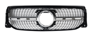 Front Radiator Grille for MERCEDES-BENZ GLB X247 (2020-2026) Diamond Style in Silver