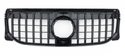 Front Radiator Grille for MERCEDES-BENZ GLB X247 (2020-2026) GTR Panamericana Style in Gloss Black