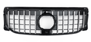 Front Radiator Grille for MERCEDES-BENZ GLB X247 (2020-2026) GTR Panamericana Style in Silver