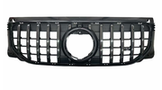 Front Radiator Grille for MERCEDES-BENZ GLB X247 (2024) GTR Panamericana Style in Silver