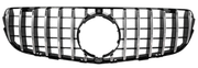 Front Radiator Grille for MERCEDES-BENZ GLC X253 (2015-2019) GTR Panamericana Style in Silver