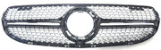 Front Radiator Grille for MERCEDES-BENZ GLC X253 (2020-2022) Diamond Style in Gloss Black