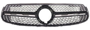 Front Radiator Grille for MERCEDES-BENZ GLC X253 (2020-2022) Diamond Style in Gloss Black