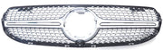 Front Radiator Grille for MERCEDES-BENZ GLC X253 (2020-2022) Diamond Style in Silver