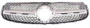 Front Radiator Grille for MERCEDES-BENZ GLC X253 (2020-2022) Diamond Style in Silver