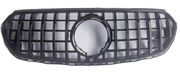 Front Radiator Grille for MERCEDES-BENZ GLC X254 (2023-2025) GTR Panamericana Style in Gloss Black
