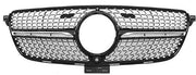 Front Radiator Grille for MERCEDES-BENZ GLE W166 (2016-2019) Diamond Style in Gloss Black