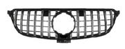 Front Radiator Grille for MERCEDES-BENZ GLE W166 (2016-2019) GTR Panamericana Style in Silver