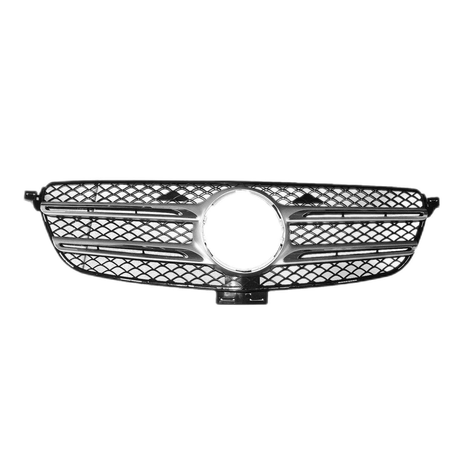 Front Radiator Grille for MERCEDES-BENZ GLE W166 (2016-2019) Sport Style in Silver