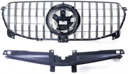Front Radiator Grille for MERCEDES-BENZ GLE W167 (2020-2023) GTR Panamericana Style in Silver