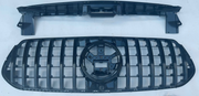 Front Radiator Grille for MERCEDES-BENZ GLE W167 (2024) GTR Panamericana Style in Gloss Black