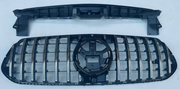 Front Radiator Grille for MERCEDES-BENZ GLE W167 (2024) GTR Panamericana Style in Silver