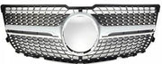 Front Radiator Grille for MERCEDES-BENZ GLK-Class X204 (2013-2015) Diamond Style in Silver