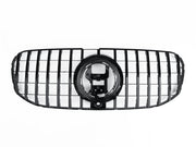 Front Radiator Grille for MERCEDES-BENZ GLS X167 (2020-2023) GTR Panamericana Style in Gloss Black