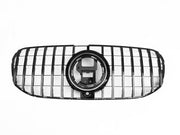 Front Radiator Grille for MERCEDES-BENZ GLS X167 (2020-2023) GTR Panamericana Style in Silver