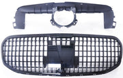 Front Radiator Grille for MERCEDES-BENZ GLS X167 (2020-2023) Maybach Style in Gloss Black