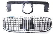 Front Radiator Grille for MERCEDES-BENZ GLS X167 (2020-2023) Maybach Style in Silver