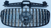 Front Radiator Grille for MERCEDES-BENZ GLS X167 (2024-2026) GTR Panamericana Style in Silver