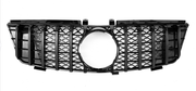 Front Radiator Grille for MERCEDES-BENZ ML-CLASS W164 (2005-2008) GTR Panamericana Style in Gloss Black