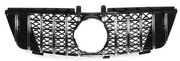 Front Radiator Grille for MERCEDES-BENZ ML-CLASS W164 (2005-2008) GTR Panamericana Style in Silver