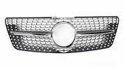 Front Radiator Grille for MERCEDES-BENZ ML-CLASS W164 (2009-2012) Diamond Style in Silver