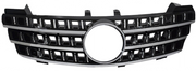 Front Radiator Grille for MERCEDES-BENZ ML-CLASS W164 (2009-2012) Sport Style in Gloss Black