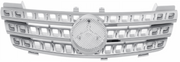 Front Radiator Grille for MERCEDES-BENZ ML-CLASS W164 (2009-2012) Sport Style in Silver