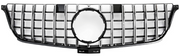 Front Radiator Grille for MERCEDES-BENZ ML-CLASS W166 (2013-2015) GTR Panamericana Style in Silver
