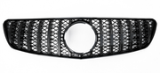 Front Radiator Grille for MERCEDES-BENZ R-CLASS R251 (2005-2009) GTR Panamericana Style in Gloss Black