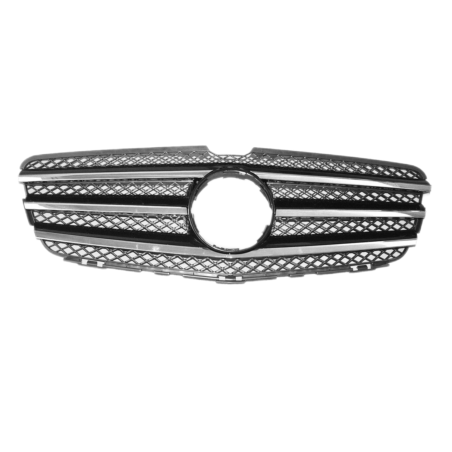 Front Radiator Grille for MERCEDES-BENZ R-CLASS R251 (2011-2017) Sport Style in Silver