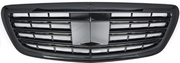 Front Radiator Grille for MERCEDES-BENZ S-CLASS W222 (2013-2020) AMG S65 Style in Gloss Black