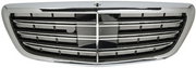 Front Radiator Grille for MERCEDES-BENZ S-CLASS W222 (2013-2020) AMG S65 Style in Silver