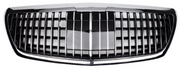 Front Radiator Grille for MERCEDES-BENZ S-CLASS W222 (2013-2020) Maybach Style in Silver